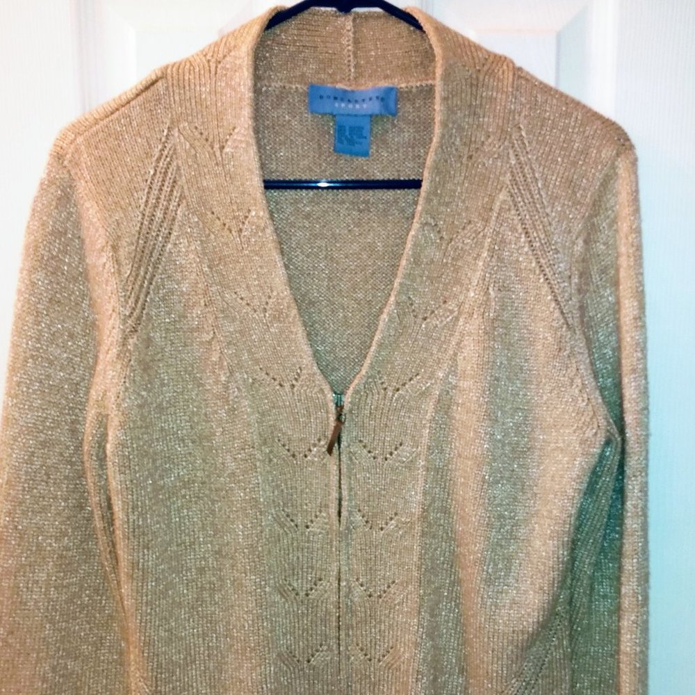 DONCASTER SPORT WOMEN'S SWEATER CARDIGAN SIZE L